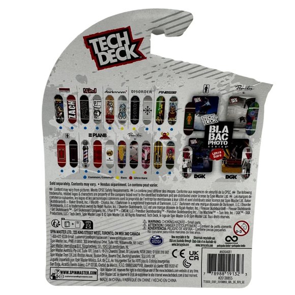 Tech Deck Girl Skateboard Company Common Black Skateboard Fingerboard New - Picture 2 of 11